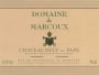 Domaine de Marcoux Chateauneuf-du-Pape Blanc 2009 Front Label
