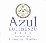 Guelbenzu Azul 2005 Front Label