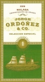 Jorge Ordonez No 1 Seleccion Especial 2006 Front Label