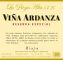 La Rioja Alta Vina Ardanza Reserva 2008 Front Label