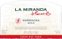Vinas del Vero La Miranda de Secastilla Garnacha 2009 Front Label