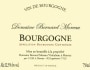 Domaine Bernard Moreau Bourgogne Blanc 2009 Front Label