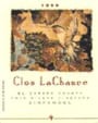 Clos LaChance El Dorado Zinfandel 1999 Front Label