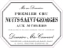 Domaine Meo-Camuzet Nuits-Saint-Georges Aux Murgers Premier Cru 2012 Front Label