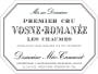 Domaine Meo-Camuzet Vosne-Romanee Les Chaumes Premier Cru 2012 Front Label