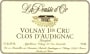 Domaine de la Pousse d'Or Volnay Clos d'Audignac Premier Cru 2008 Front Label