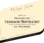 Philippe Colin Chassagne-Montrachet La Maltroie Premier Cru 2014 Front Label
