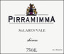 Pirramimma Shiraz 2010 Front Label