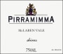 Pirramimma Shiraz 2013 Front Label