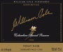 William Cole Columbine Special Reserve Pinot Noir 2009 Front Label