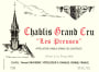 Vincent Dauvissat Chablis Grand Cru Les Preuses 2014 Front Label