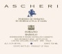 Ascheri Barolo Sorano 2000 Front Label