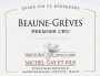 Michel Gay & Fils Beaune-Greves Premier Cru 2008 Front Label