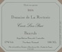 Domaine de la Rectorie Banyuls Cuvee Leon Parce 2006 Front Label