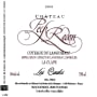 Domaine Pech Redon Coteaux du Languedoc les Cades 2008 Front Label