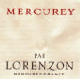 Domaine Bruno Lorenzon Mercurey Rouge 2009 Front Label