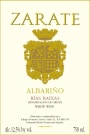 Zarate Albarino 2014 Front Label
