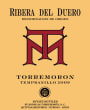 Vinos Torremoron Tempranillo 2009 Front Label