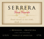 Serrera Gran Guarda Malbec 2008 Front Label