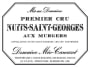 Domaine Meo-Camuzet Nuits-Saint-Georges Aux Murgers Premier Cru 2009 Front Label