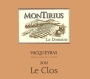 Montirius Le Clos 2012 Front Label