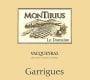 Montirius Vacqueyras Garrigues 2012 Front Label