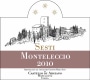 Sesti Tuscany Monteleccio 2010 Front Label