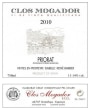 Clos Mogador Priorat 2010 Front Label