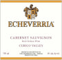 Echeverria Cabernet Sauvignon 2011 Front Label
