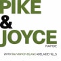 Pike & Joyce Adelaide Hills Sauvignon Blanc 2013 Front Label