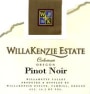 WillaKenzie Estate Coleman Pinot Noir 1998 Front Label