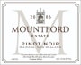 Mountford Pinot Noir 2006 Front Label