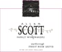 Allan Scott Marlborough Pinot Noir 2010 Front Label