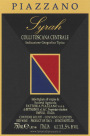 Piazzano Colli della Toscana Centrale Syrah 2005 Front Label