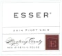 Esser Vineyards Monterey County Pinot Noir 2014 Front Label