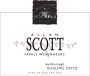 Allan Scott Marlborough Riesling 2010 Front Label