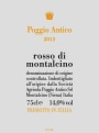 Poggio Antico Rosso di Montalcino 2013 Front Label