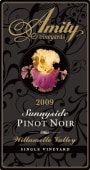 Amity Sunnyside Pinot Noir 2009 Front Label