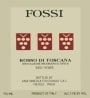 Fossi Rosso Di Tosacana 2011 Front Label