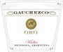 Gauchezco Oro Malbec 2012 Front Label