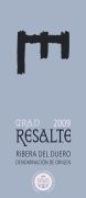 Resalte de Penafiel Ribera del Duero Gran Resalte 2009 Front Label