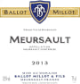 Ballot-Millot Meursault 2013 Front Label