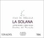 Suertes del Marques La Solana 2011 Front Label