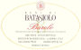 Beni di Batasiolo Barolo Estate Boscareto 2005 Front Label