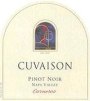 Cuvaison Estate Pinot Noir 1999 Front Label