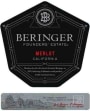 Beringer Founders' Estate Merlot 2014 Front Label