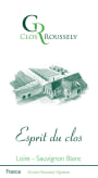 Domaine du Clos Roussely Esprit du Clos Sauvignon Blanc 2013 Front Label