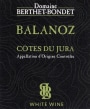 Berthet-Bondet Cotes du Jura Balanoz Chardonnay 2014 Front Label