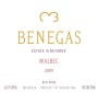 Bodega Benegas Estate Malbec 2009 Front Label