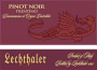 Lechthaler Pinot Noir 2010 Front Label